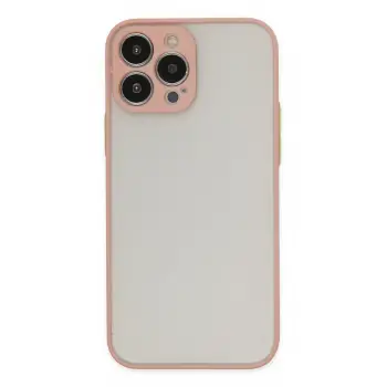 Lopard İphone 13 Pro Kılıf Montreal Silikon Kapak - Pembe