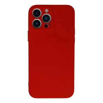 Lopard İphone 13 Pro Kılıf Nano İçi Kadife Silikon - Kırmızı