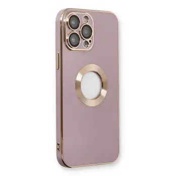 Lopard İphone 13 Pro Kılıf Store Silikon - Mor