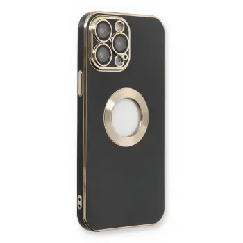 Lopard İphone 13 Pro Kılıf Store Silikon - Siyah