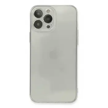 Lopard İphone 13 Pro Max Kılıf Fly Lens Silikon - Şeffaf