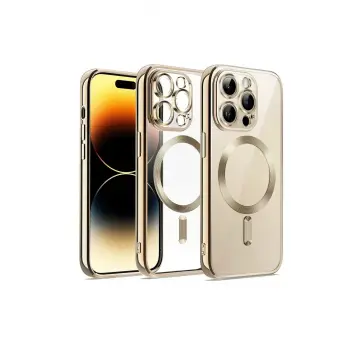 Lopard İphone 13 Pro Max Kılıf Kross Magneticsafe Kapak - Gold
