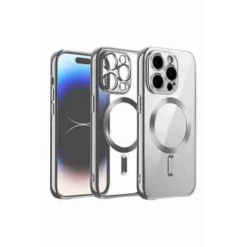 Lopard İphone 13 Pro Max Kılıf Kross Magneticsafe Kapak - Titan Gri