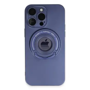 Lopard İphone 13 Pro Max Kılıf Lukka Magneticsafe Kapak - Lacivert