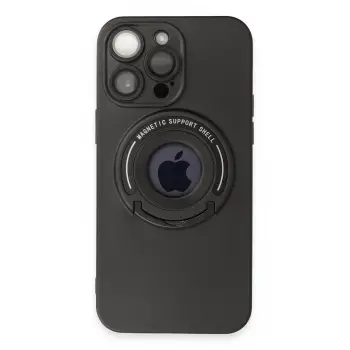 Lopard İphone 13 Pro Max Kılıf Lukka Magneticsafe Kapak - Siyah