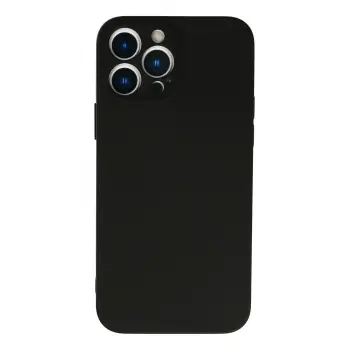 Lopard İphone 13 Pro Max Kılıf Nano İçi Kadife Silikon - Siyah