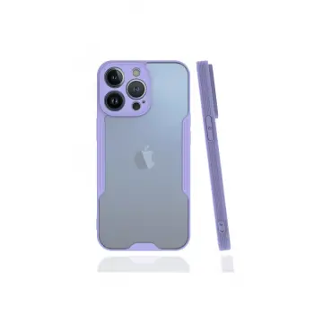 Lopard İphone 13 Pro Max Kılıf Platin Silikon - Lila
