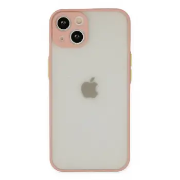 Lopard İphone 14 Kılıf Montreal Silikon Kapak - Pembe