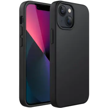 Lopard İphone 14 Plus Kılıf First Silikon - Siyah