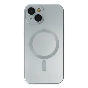 Lopard İphone 14 Plus Kılıf Moshi Lens Magneticsafe Silikon - Sierra Blue