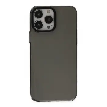 Lopard İphone 14 Pro Kılıf Anka Pc Sert Metal Kapak - Siyah