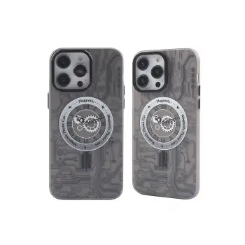 Lopard İphone 14 Pro Kılıf Apollo Magneticsafe Desenli Kapak - Apollo Siyah - 1