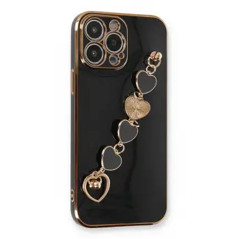 Lopard İphone 14 Pro Kılıf Esila Silikon - Siyah