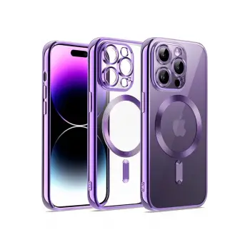 Lopard İphone 14 Pro Kılıf Kross Magneticsafe Kapak - Mor