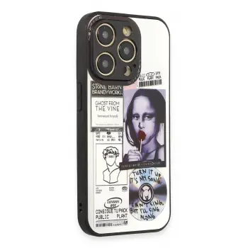 Lopard İphone 14 Pro Kılıf Mirror Desenli Kapak - Mirror - 2