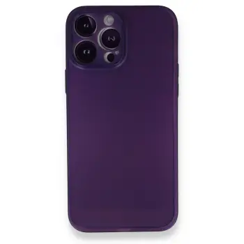 Lopard İphone 14 Pro Kılıf Pp Ultra İnce Kapak - Mor
