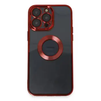 Lopard İphone 14 Pro Kılıf Slot Silikon - Kırmızı