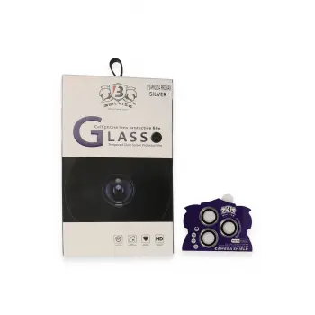 Lopard İphone 14 Pro Max Bilvis Titan Kamera Lens - Gümüş