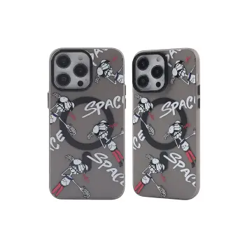 Lopard İphone 14 Pro Max Kılıf Apollo Magneticsafe Desenli Kapak - Apollo Siyah - 3