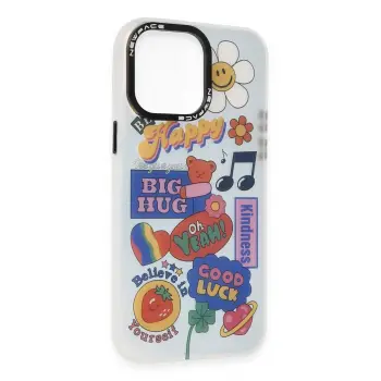 Lopard İphone 14 Pro Max Kılıf Estoril Desenli Kapak - Estoril - 15