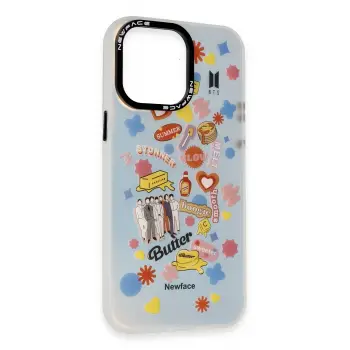 Lopard İphone 14 Pro Max Kılıf Estoril Desenli Kapak - Estoril - 16