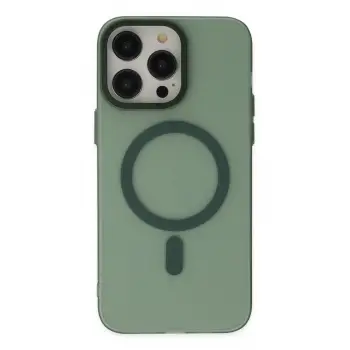 Lopard İphone 14 Pro Max Kılıf Lodos Magneticsafe Mat Kapak - Köknar Yeşili