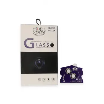 Lopard İphone 15 Bilvis Titan Kamera Lens - Sarı