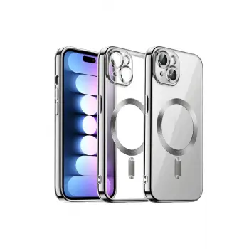 Lopard İphone 15 Kılıf Kross Magneticsafe Kapak - Gümüş