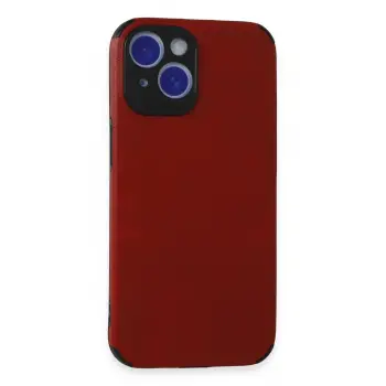 Lopard İphone 15 Kılıf Loop Deri Silikon - Kırmızı