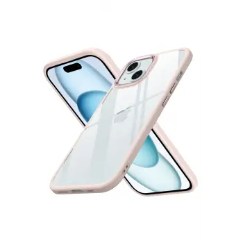 Lopard İphone 15 Kılıf Power Silikon - Rose