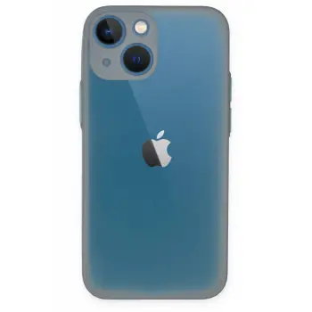 Lopard İphone 15 Plus Kılıf Montreal Silikon Kapak - Gri