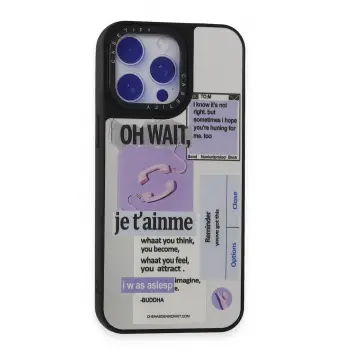 Lopard İphone 15 Pro Kılıf Mirror Desenli Kapak - Mirror - 4