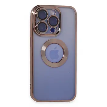 Lopard İphone 15 Pro Kılıf Slot Silikon - Rose Gold