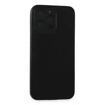 Lopard İphone 15 Pro Max Kılıf Loop Deri Silikon - Siyah