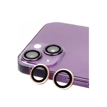 Lopard İphone 15 Raze Metal Kamera Lens - Pembe
