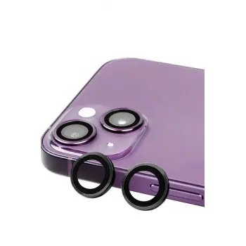 Lopard İphone 15 Raze Metal Kamera Lens - Siyah