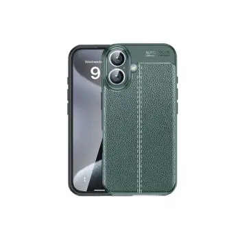 Lopard İphone 16 Kılıf Auto Focus Kapak - Koyu Yeşil