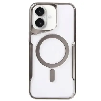 Lopard İphone 16 Kılıf Boyi Magsafe Silikon Kapak - Titan Gri