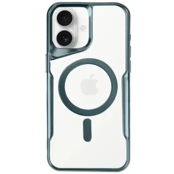 Lopard İphone 16 Kılıf Boyi Magsafe Silikon Kapak - Turkuaz