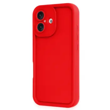 Lopard İphone 16 Kılıf Viera Silikon - Kırmızı