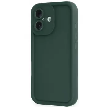 Lopard İphone 16 Kılıf Viera Silikon - Koyu Yeşil