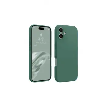 Lopard İphone 16 Plus Kılıf First Silikon - Koyu Yeşil