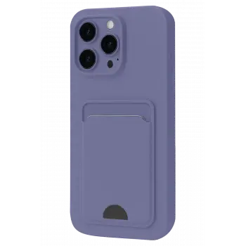 Lopard İphone 16 Plus Kılıf Kelvin Kartvizitli Silikon - Lila