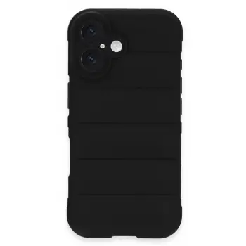 Lopard İphone 16 Plus Kılıf Optimum Silikon - Siyah