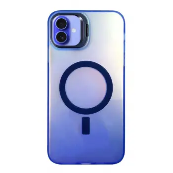 Lopard İphone 16 Plus Kılıf Primera Magsafe Standlı Kapak - Lacivert