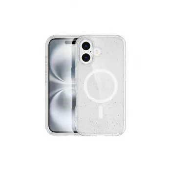 Lopard İphone 16 Plus Kılıf Star Magsafe Kapak - Şeffaf