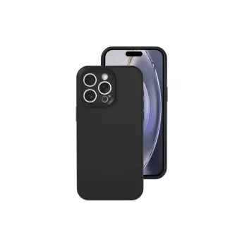 Lopard İphone 16 Pro Kılıf Nano İçi Kadife Silikon - Siyah