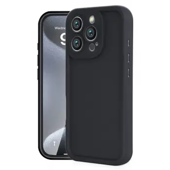 Lopard İphone 16 Pro Kılıf Viera Silikon - Siyah