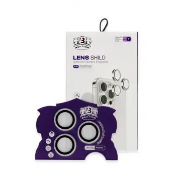 Lopard İphone 16 Pro Max Bilvis Titan Kamera Lens - Gümüş