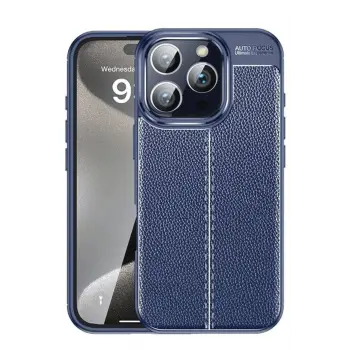 Lopard İphone 16 Pro Max Kılıf Auto Focus Kapak - Lacivert